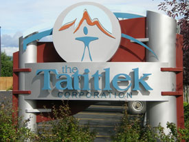 The Tatitlek Corporation sign